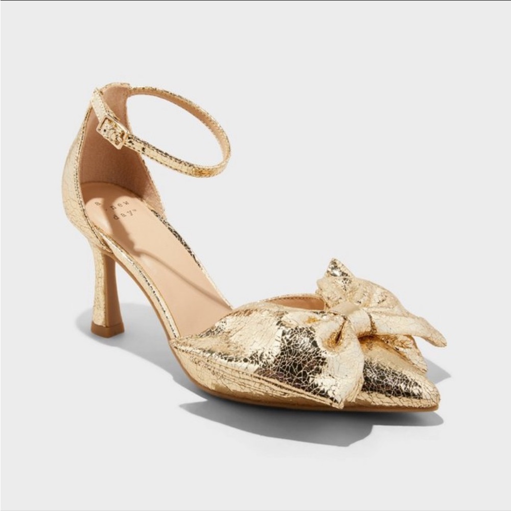 Women's Grace Bow Heels with Memory Foam Insole - A New Day™